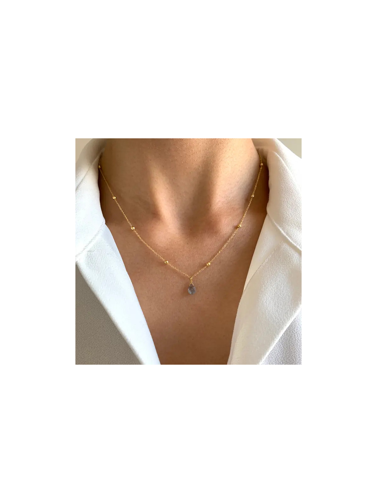 Colgante con piedra