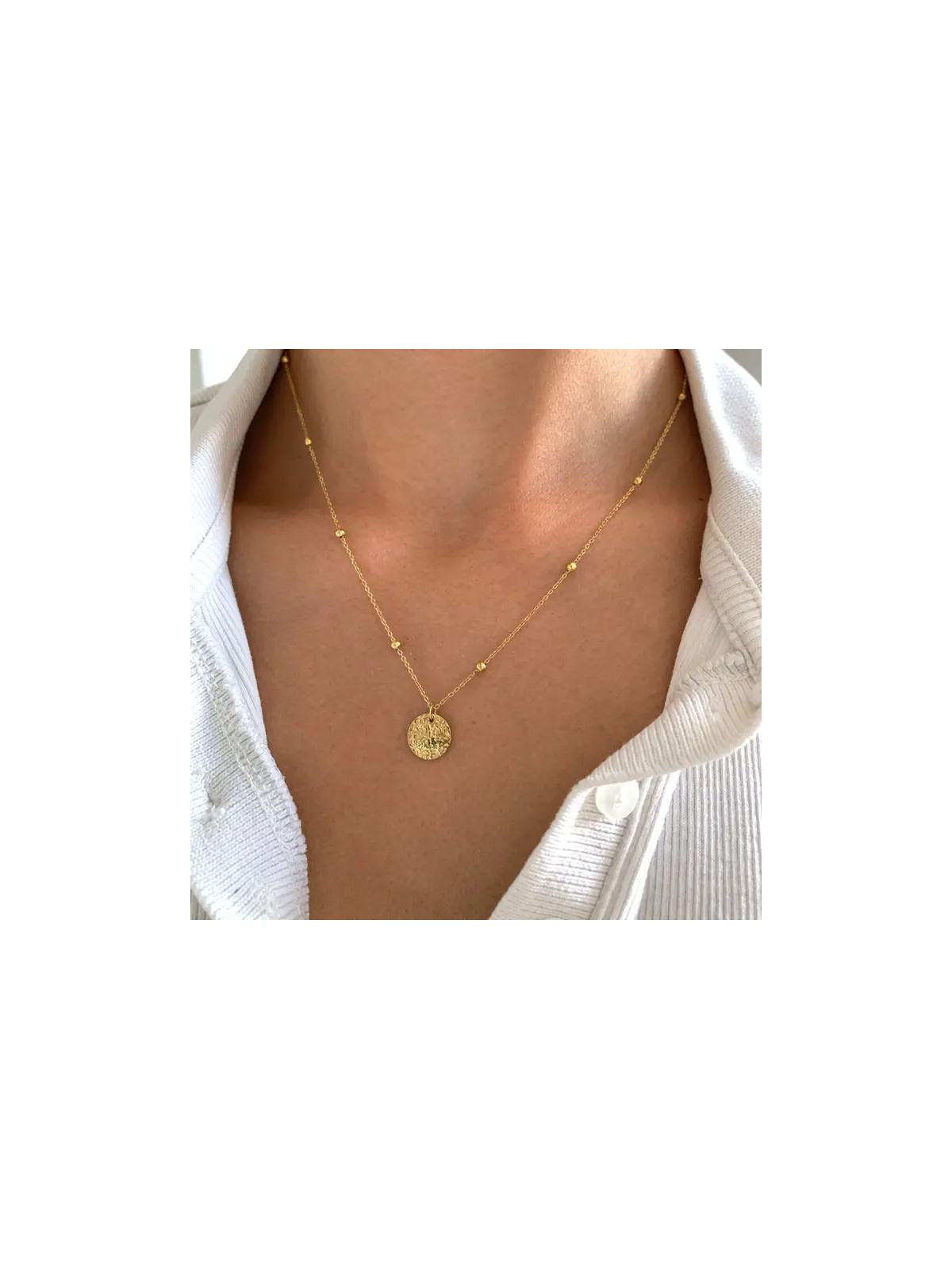 colgante con moneda