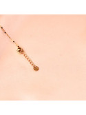 Pulsera con bolas negras