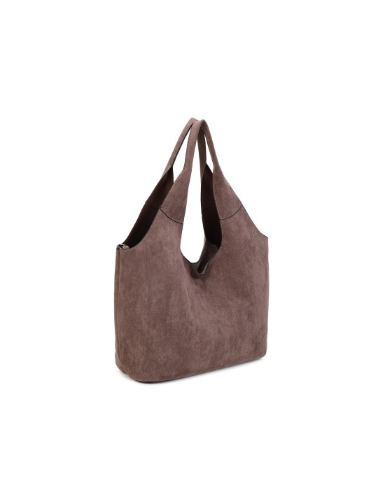 Bolso shopper marron oscuro