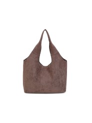 Bolso shopper marron oscuro