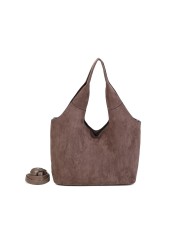 Bolso shopper marron oscuro