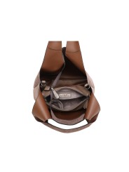 Bolso shopper marron oscuro