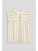 Blusa sin mangas con flores