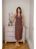 Vestido midi de lunares
