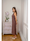 Vestido midi de lunares