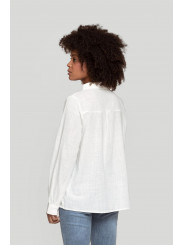 Camisa blanca tribal frontal